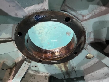 東元AECK 1300HP電機(jī)維修，更換軸、后端蓋、軸承